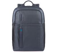 Piquadro P16 business backpack 44 cm laptop compartment blue
