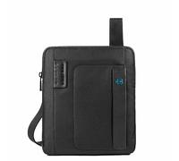 Piquadro P16 Unisex Adult Shoulder Bag, unisex_adult, Shoulder Bag, CA1358P16 N, Black, One Size
