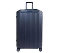 Piquadro PQ-Alub 4-Wheel Aluminum Trolley, 79 cm blue