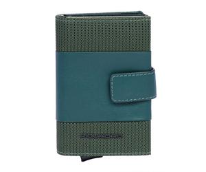 Piquadro PQ-Earth Credit card case RFID protection Leather 6.5 cm green