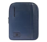 Piquadro Russel Shoulder bag Leather 27 cm blue