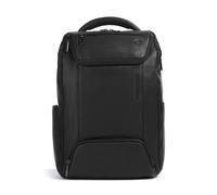 Piquadro S134 | leather Backpack | black