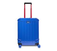PIQUADRO Slim 4-Wheel Trolley in Polycarbonate Blue - Blue One Size, Blue - Blue, Taglia Unica