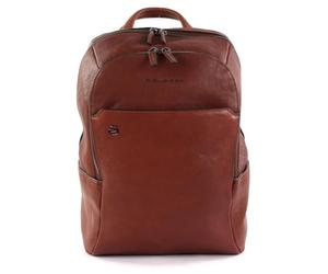 PIQUADRO Square Casual Backpack, One Size, Leather, Taglia unica, Casual Backpack