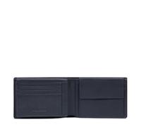 PIQUADRO TESS_ VEGAN LEATHER MEN'S WALLET WITH DOC N HOLDER - BLACK ONE SIZE, N-Black, One Size