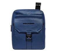 Piquadro Than Shoulder bag RFID protection Leather 22 cm blue