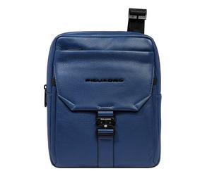 Piquadro Than Shoulder bag RFID protection Leather 22 cm blue