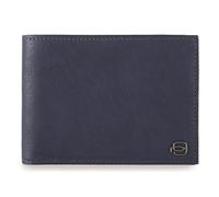 Piquadro Uomo wallet leather 12.5 cm blue