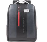 Piquadro Urban Business backpack Genuine Leather 41 cm Laptop compartment gray