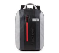 Piquadro Urban Daypack Genuine Leather 39 cm Laptop compartment gray