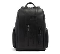 Piquadro Urban Daypack RFID protection Genuine Leather 46 cm Laptop compartment black