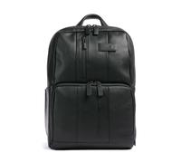 Piquadro Urban backpack leather 39 cm laptop compartment black