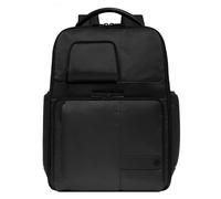 Piquadro W129 Travel backpack 46 cm laptop compartment with stretch pleat black