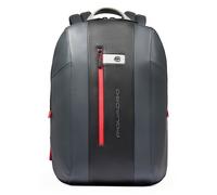 Piquadro Zaino Daypack Genuine Leather 42 cm Laptop compartment black