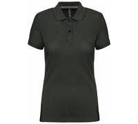 Pique Anti-Bacterial Polo Shirt Kariban Dark Grey 18