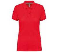 Pique Anti-Bacterial Polo Shirt Kariban Red 16