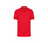 Pique Anti-Bacterial Polo Shirt Kariban Red XL