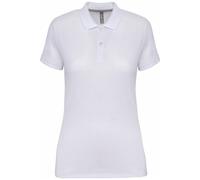 Pique Anti-Bacterial Polo Shirt Kariban White 16