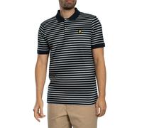 Pique Breton Polo Shirt Dark Navy/White S