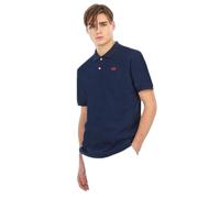 Piqué Cotton Polo La Martina Tex Bleu S