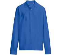 Pique Long-Sleeved Polo Shirt SOL'S Blue 4XL