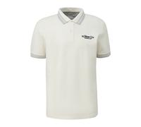 Pique Polo with Logo Detail s.Oliver Beige 2XL