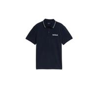 Piqué Polo with Print Tom Tailor Bleu S