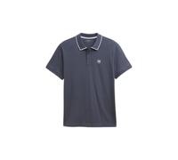 Piqué Polo with Print Tom Tailor Gris 2XL