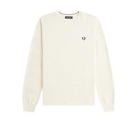 Pique Stitch Pullover, male, Fred Perry, Sweatshirts, Beige, S, Sweatshirts & Hoodies S
