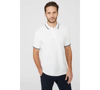 Pique Tipped Polo Shirt Maine White XL