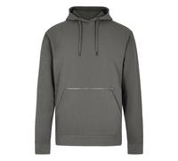 Pique Zip Pocket Regular Hoodie Kustom Kit Dark Grey XXL