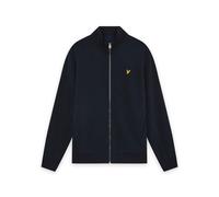 Piqué zip-up sweatshirt Lyle & Scott Bleu XL