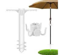 Piquet Parasol Beach, Sand Barmanshark, Solid Support for Beach Parasol in the Sand, Lacquered Parasol Pool, Anti-Winding Accessory for Pool Picnic Camping Room