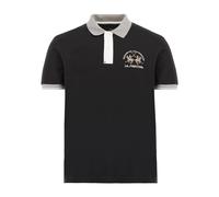 Piquet Stretch Polo Shirt - male - La Martina - Polo Shirts - Blue - L - Tops L