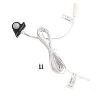 PIR Infrared Motion Sensor Switch for 12V Light Strips, Adjustable Delay Off, Compatible with Under Cabinet Lighting(Black)