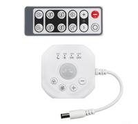PIR Motion Detection Dimmer Controller for Monochrome LED Strip Lighting with Adjustable Hold Time from 15 to 120 Seconds