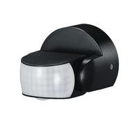 PIR Motion Sensor 360° 12mtr Range Wall Ceiling or Corner Mounted Black