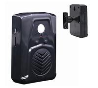 PIR Motion Sensor Activated Sound Player Speaker with USB Cable, Download Your own MP3 Audio Files to Play Speech, Music or Sound Effects (Black)