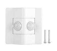 PIR Motion Sensor Light Switch, 86-Type Light-Sensitive 180 Degrees Motion Sensor Switch Delay Time 20s Adjustable, Sensing Distance Exceeds 12m / 39.4ft for Corridors, Warehouses