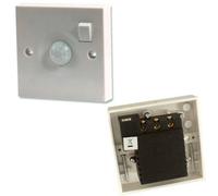 Pir Motion Sensor Wall Light & On/off Switch 1 Gang 240V 10A Automatic Movement