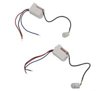 PIR Sensor 2 PCS 360° for mini Ceiling Motion Detector, Adjustable Day Night Light Switch SY-PIR305A-1 White 110-240V