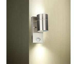 PIR SENSOR LED Chrome Rustproof Modern up down House Wall Garden Outside Light