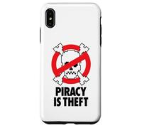 PIRACY IS THEFT - 80s 90s retro computer video game hacker Case for iPhone XS Max