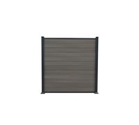 Bolt Down Composite Fence Kit - 6ft - Antique Grey - Piranha Composite Solutions