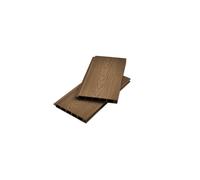 Piranha Composite Solutions Fence Board 1800 x 161 x 20mm, Brown Cedar, Black Carbon, Antique Grey Woodgrain Finish