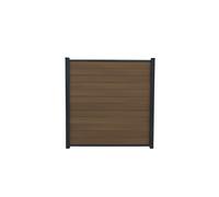 Piranha Composite Solutions In-Ground Fence Kit 6ft, Brown Cedar