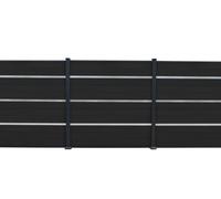 Piranha Composite Solutions Piranha Composite Decorative Fence Slats 1800x50mm (Pack of 3) - Silver