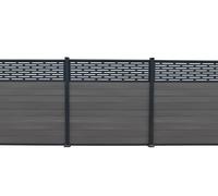 Piranha Composite Solutions Piranha Composite Horizontal Fence Trellis 1800x450x20mm - Grey