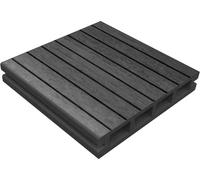 Piranha Hunter Decking Board 3600x136x25mm - Mid Grey