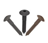 Piranha Composite Solutions Piranha Shadow Gap Coloured Screws - Antique Grey - Pack of 25